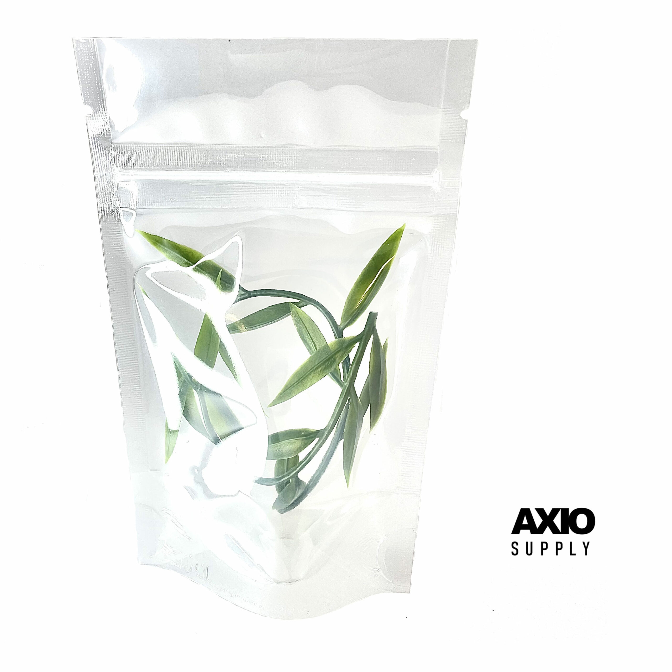 Clear Bag: Stand Up Pouch Clear Zip (3.125″ x 2″ x 5.125″)